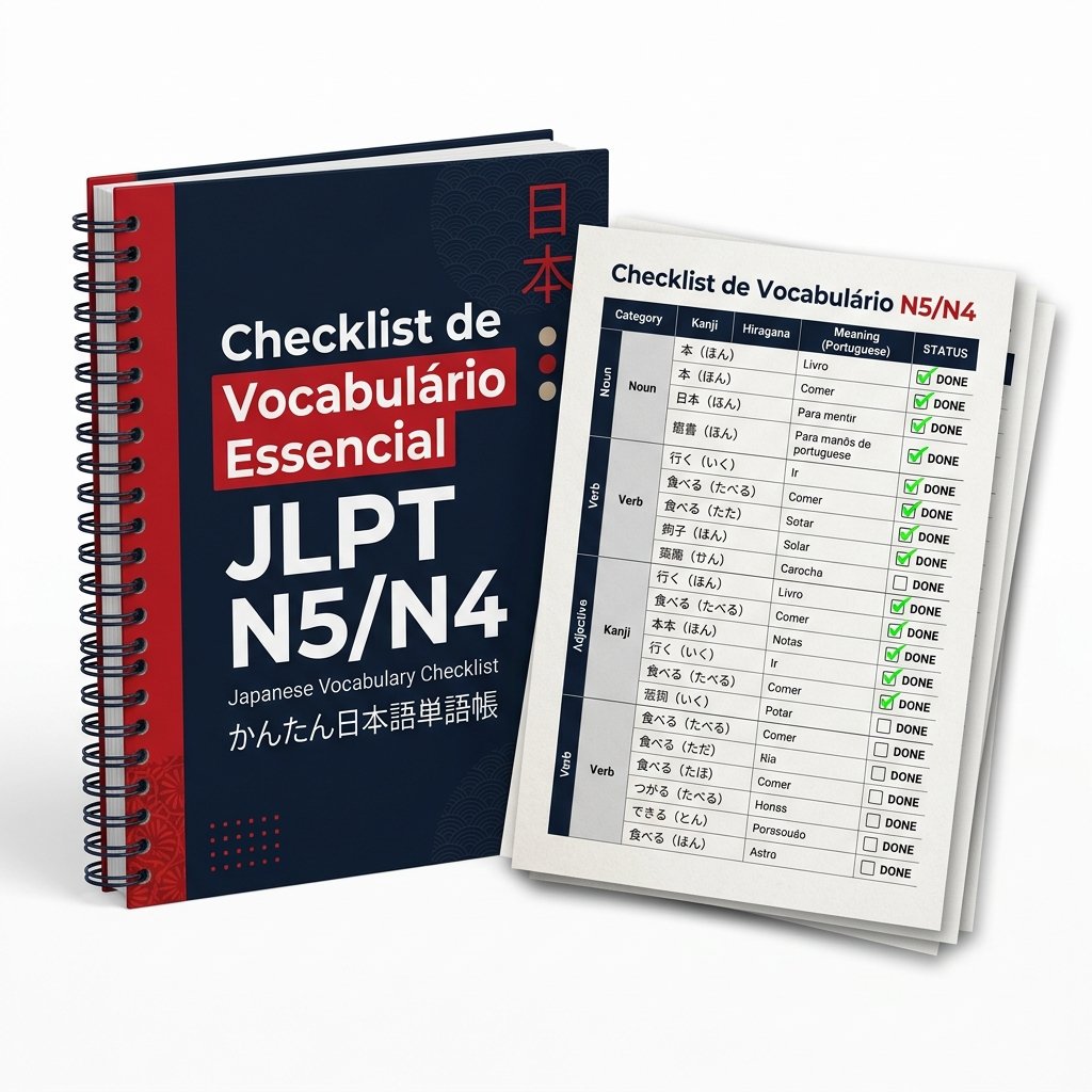 Bônus 03 — Checklist de Vocabulário Essencial JLPT N5/N4